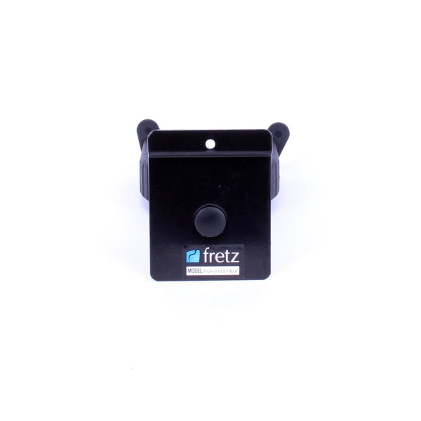 Fretz Short Self-Securing Slatwall Guitar Hanger (Black)