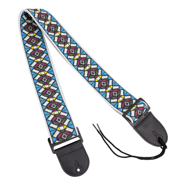 Fretz Woven Jacquard Polyster Guitar Strap (Leadlight)-FGST-RETRO55