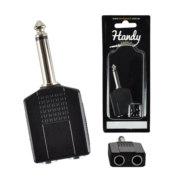 Handy Patch Dual Female Mono to Male Mono 1/4" Adaptor