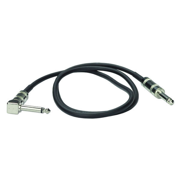 Handy Patch Straight to Right Angled Phono Male Cable (1 Metre)