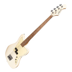 J&D Luthiers 4-String JM-Style Electric Bass Guitar (Cream)