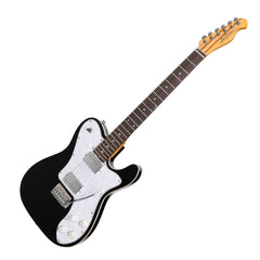 J&D Luthiers Deluxe TE-Style Electric Guitar (Black)