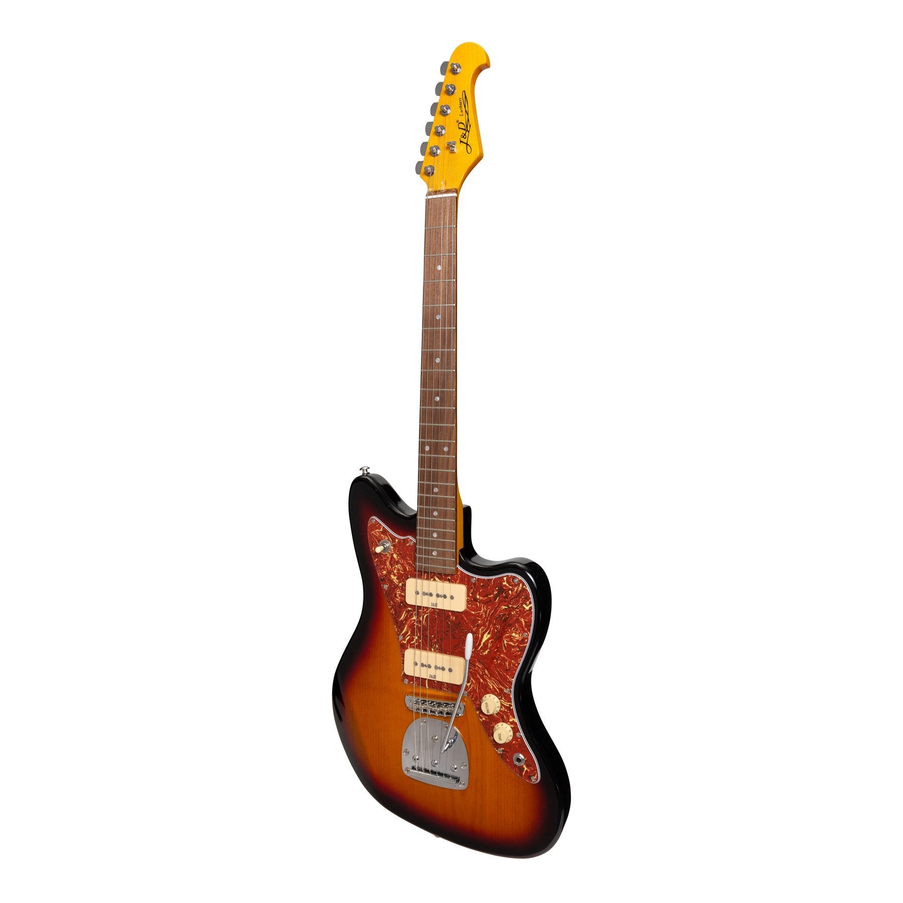 J&D Luthiers JM-Style Electric Guitar (Tobacco Sunburst)-JD-JZM-TSB