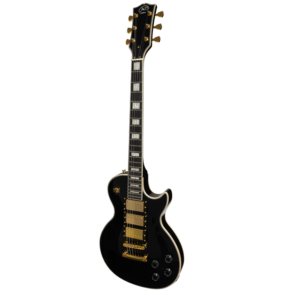 J&D Luthiers LP-Custom Style Black Beauty (Black)