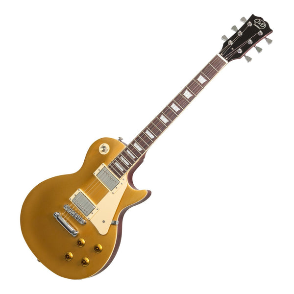 J&D Luthiers LP-Style Electric Guitar (Gold Top)