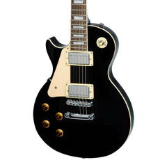 J&D Luthiers LP-Style Left Handed Electric Guitar (Black)