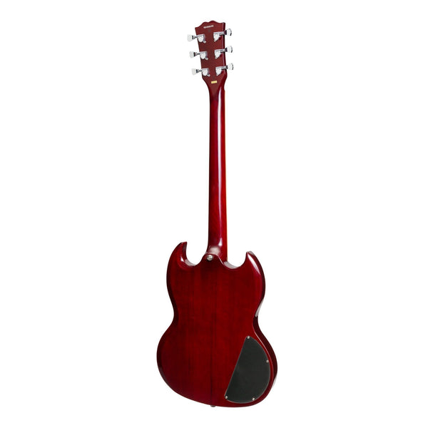 J&D Luthiers SG-Style Left Handed Electric Guitar (Cherry)