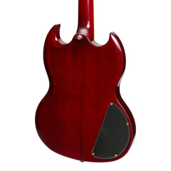 J&D Luthiers SG-Style Left Handed Electric Guitar (Cherry)