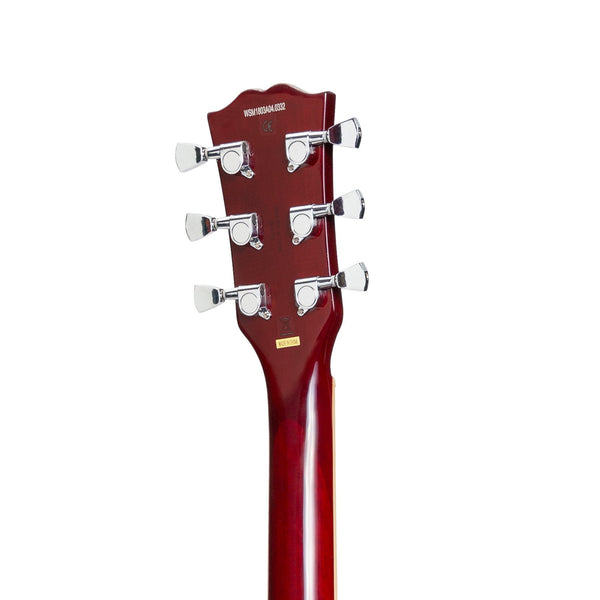 J&D Luthiers SG-Style Left Handed Electric Guitar (Cherry)