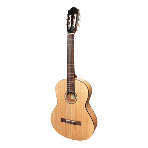 Martinez 3/4 Size Student Classical Guitar Pack with Built In Tuner (Mindi-Wood)