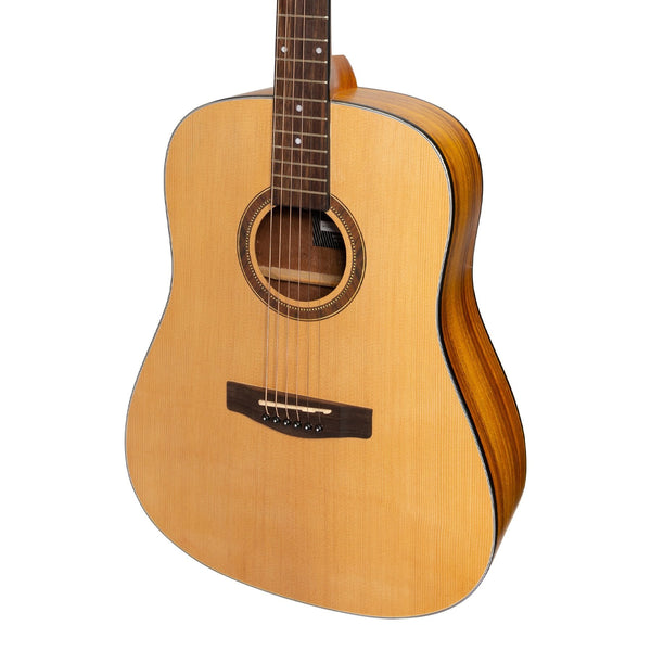 Martinez '41 Series' Dreadnought Acoustic Guitar (Spruce/Koa)