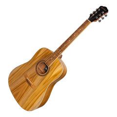 Martinez '41 Series' Dreadnought Acoustic Guitar with Built-in Tuner (Jati-Teakwood)