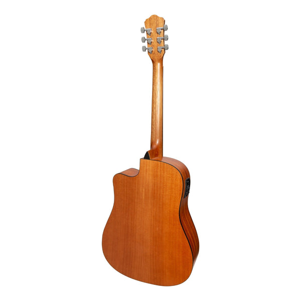 Martinez '41 Series' Dreadnought Cutaway Acoustic-Electric Guitar (Mahogany)