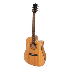 Martinez '41 Series' Dreadnought Cutaway Acoustic-Electric Guitar (Mindi-Wood)-MDC-41-MWD