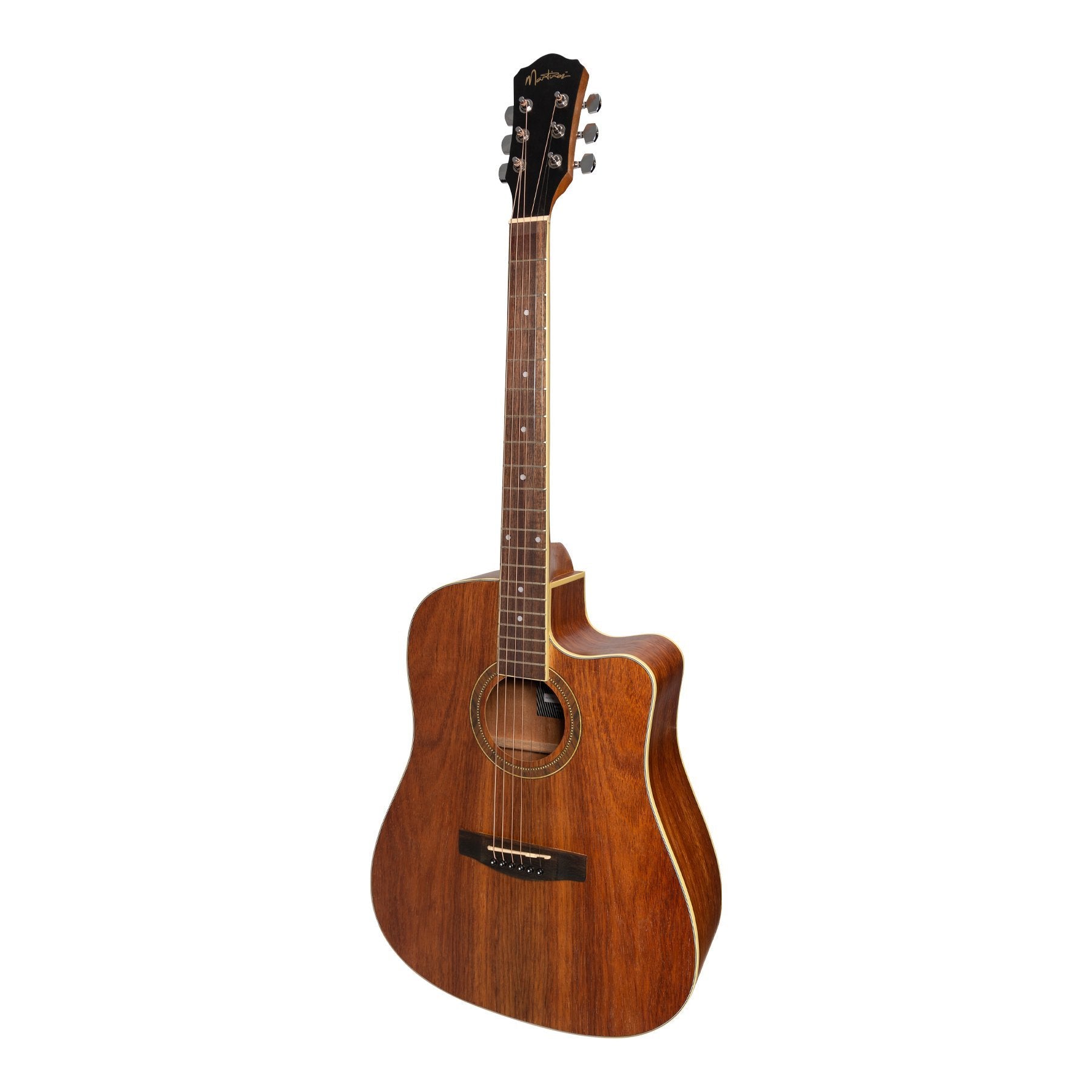 Martinez '41 Series' Dreadnought Cutaway Acoustic-Electric Guitar (Rosewood)-MDC-41-RWD