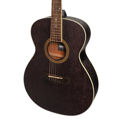 Martinez '41 Series' Folk Size Acoustic Guitar (Black)