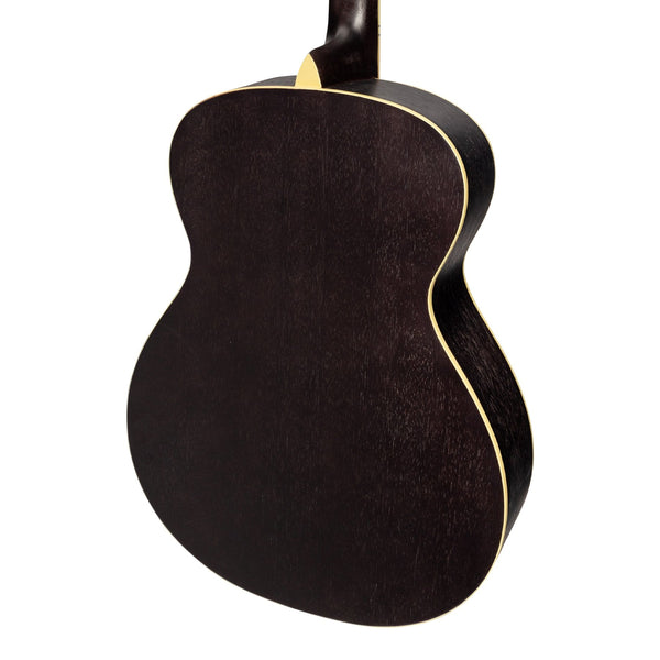 Martinez '41 Series' Folk Size Acoustic Guitar (Black)