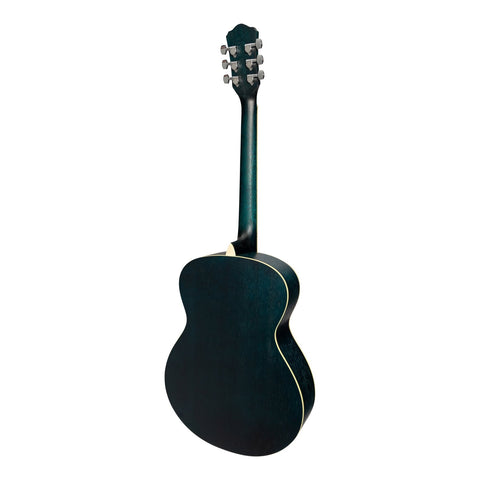 Martinez '41 Series' Folk Size Acoustic Guitar (Blue)