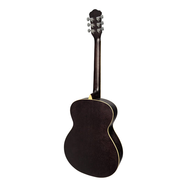 Martinez '41 Series' Folk Size Acoustic Guitar Pack (Black)