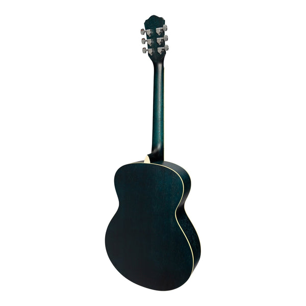 Martinez '41 Series' Folk Size Acoustic Guitar Pack (Blue)