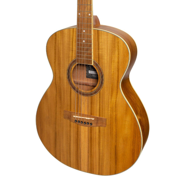 Martinez '41 Series' Folk Size Acoustic Guitar Pack (Koa)