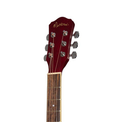 Martinez '41 Series' Folk Size Acoustic Guitar (Red)