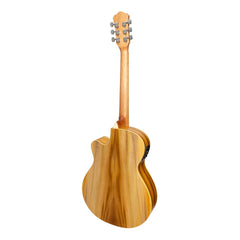 Martinez '41 Series' Folk Size Cutaway Acoustic-Electric Guitar (Jati-Teakwood)