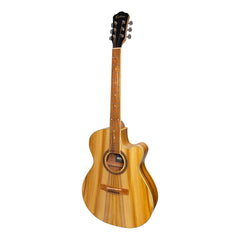 Martinez '41 Series' Folk Size Cutaway Acoustic-Electric Guitar (Jati-Teakwood)-MFC-41-JTK