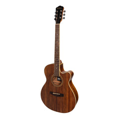 Martinez '41 Series' Folk Size Cutaway Acoustic-Electric Guitar Pack (Rosewood)