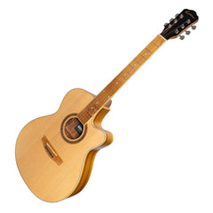 Martinez '41 Series' Folk Size Cutaway Acoustic-Electric Guitar (Spruce/Jati-Teakwood)