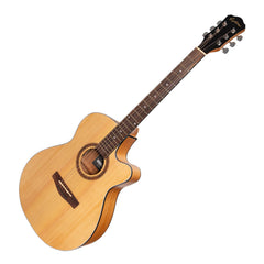 Martinez '41 Series' Folk Size Cutaway Acoustic-Electric Guitar (Spruce/Mahogany)