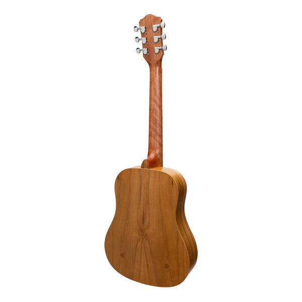 Martinez Acoustic-Electric Babe Traveller Guitar (Jati-Teakwood)