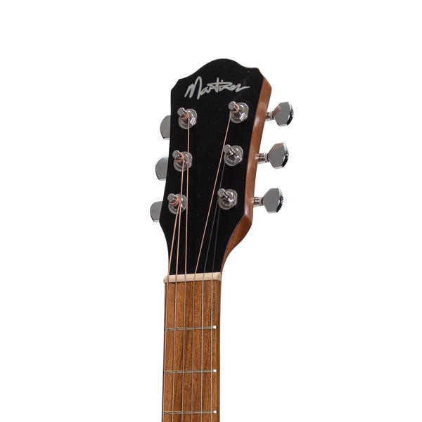 Martinez Acoustic-Electric Babe Traveller Guitar (Jati-Teakwood)