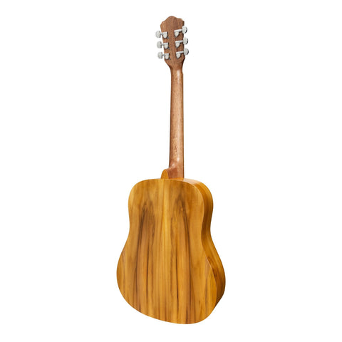 Martinez Acoustic-Electric Middy Traveller Guitar (Jati-Teakwood)