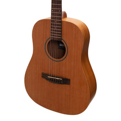 Martinez Acoustic-Electric Middy Traveller Guitar (Mahogany)