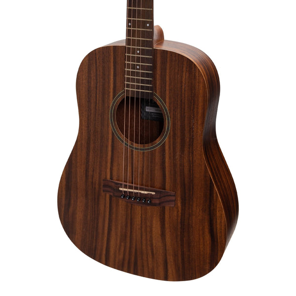 Martinez Acoustic-Electric Middy Traveller Guitar (Rosewood)