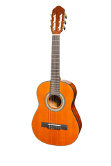 Martinez G-Series 1/2 Size Student Classical Guitar Pack with Built In Tuner (Amber-Gloss)