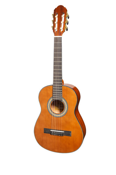 Martinez G-Series 1/2 Size Student Classical Guitar Pack with Built In Tuner (Natural-Gloss)