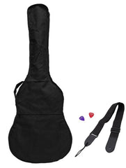 Martinez G-Series 1/2 Size Student Classical Guitar Pack with Built In Tuner (Natural-Gloss)