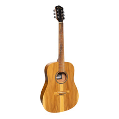 Martinez Left Handed Acoustic-Electric Middy Traveller Guitar (Jati-Teakwood)-MZP-MT2L-JTK