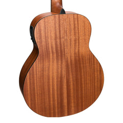 Martinez 'Natural Series' Left Handed Spruce Top Mini Short Scale Acoustic-Electric Guitar (Open Pore)