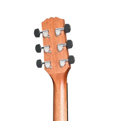 Martinez 'Natural Series' Mahogany Top Acoustic-Electric Babe Traveller Guitar (Open Pore)