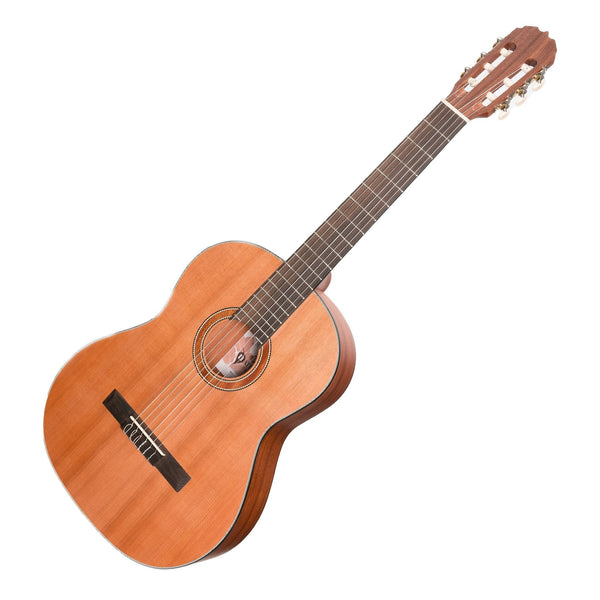 Martinez 'Natural Series' Solid Cedar Top Acoustic Classical Guitar (Open Pore)