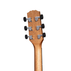 Martinez 'Natural Series' Solid Cedar Top Acoustic-Electric Small Body Cutaway Guitar (Open Pore)