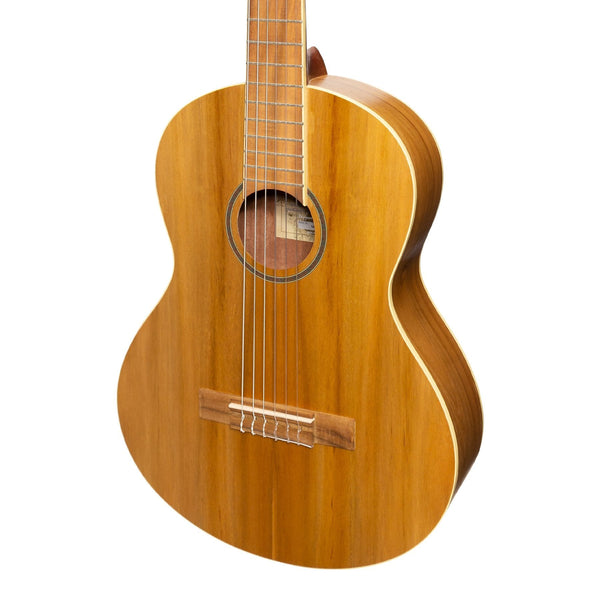 Martinez 'Slim Jim' 3/4 Size Student Classical Guitar Pack with Built In Tuner (Jati-Teakwood)