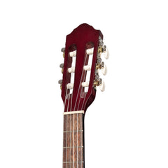 Martinez 'Slim Jim' 3/4 Size Student Classical Guitar Pack with Built In Tuner (Red)