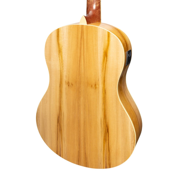 Martinez 'Slim Jim' Full Size Student Classical Guitar Pack with Built In Tuner (Jati-Teakwood)