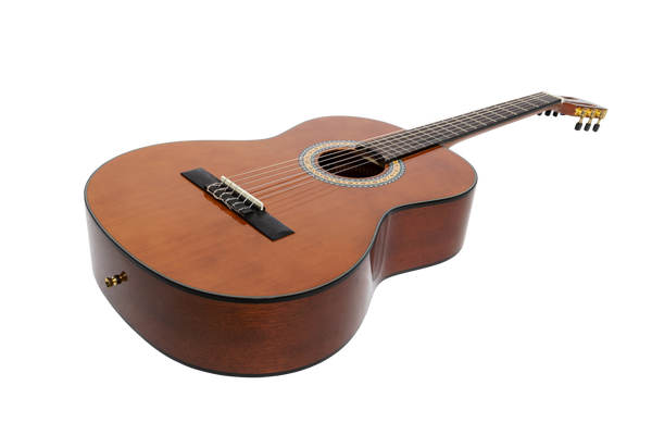 Martinez 'Slim Jim' G-Series Full Size Classical Guitar with Built-in Tuner (Natural-Gloss)