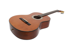 Martinez 'Slim Jim' G-Series Full Size Classical Guitar with Built-in Tuner (Natural-Gloss)