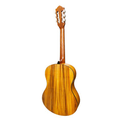 Martinez 'Slim Jim' Left Handed Full Size Student Classical Guitar Pack with Built In Tuner (Spruce/Koa)